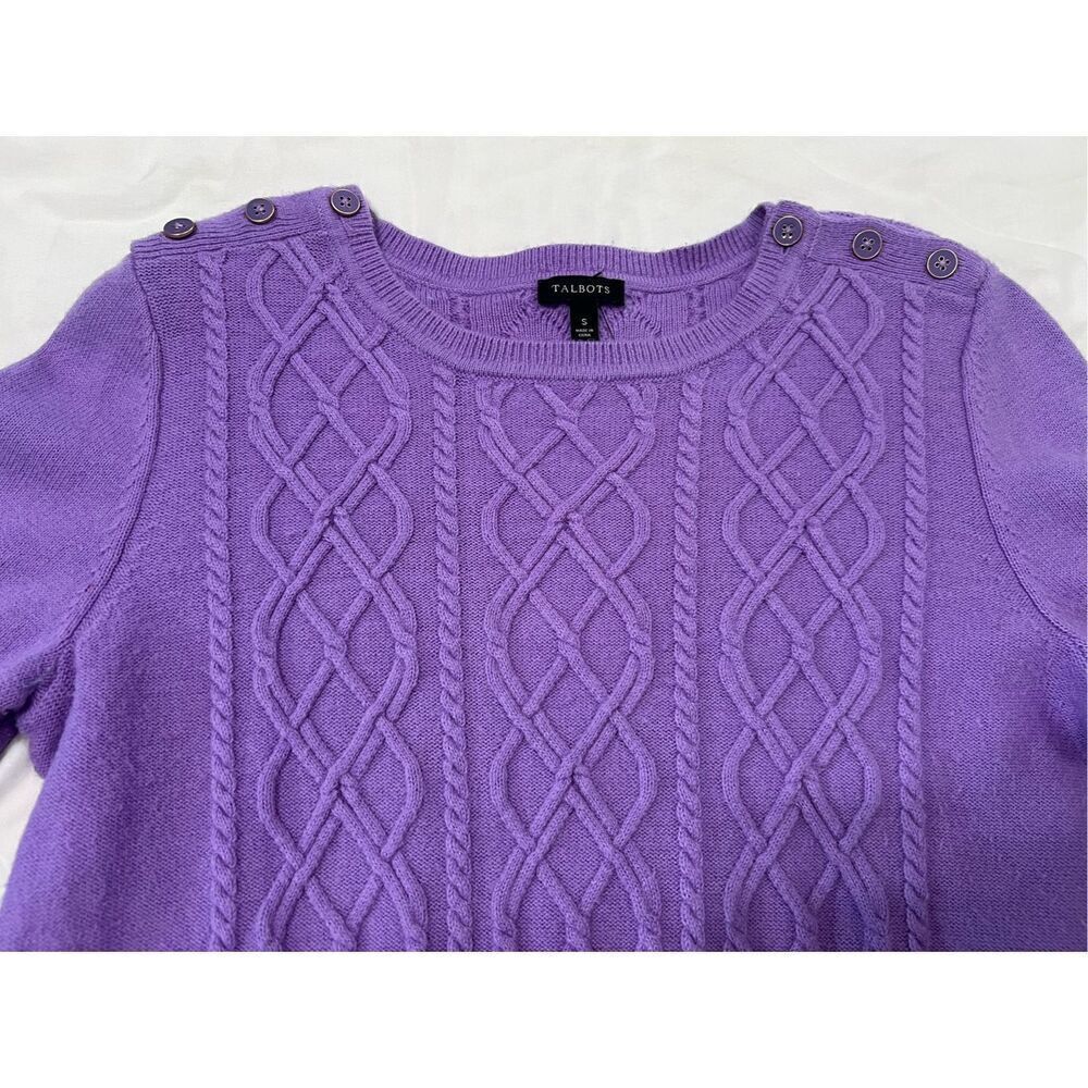Talbots Cable Sweater - Picture 3 of 7
